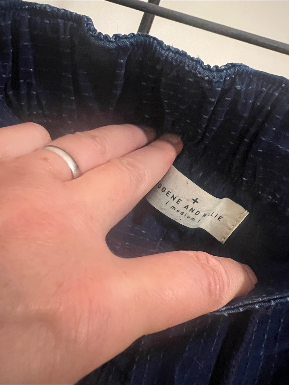 Imogene Willie Flight Sashiko Indigo Pants - Picture 3 of 8